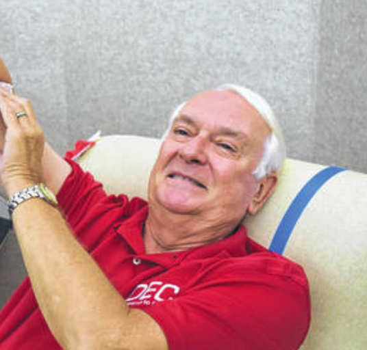 DEC’s own Paul Westcott keeps paying it forward with milestone 200th blood donation